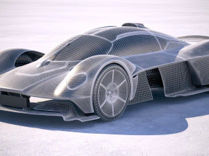 Aston Martin Valkyrie 2018 3D Model