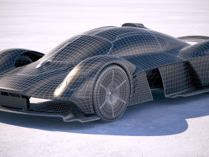 Aston Martin Valkyrie 2018 3D Model