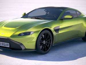 Aston Martin Vantage 2019 3D Model