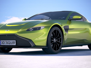 Aston Martin Vantage 2019 3D Model