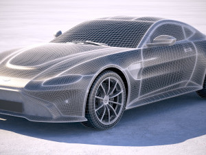 Aston Martin Vantage 2019 3D Model