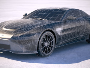 Aston Martin Vantage 2019 3D Model