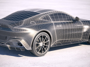 Aston Martin Vantage 2019 3D Model