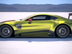 Aston Martin Vantage GTE Racecar 3D Модель