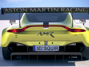 Aston Martin Vantage GTE Racecar 3D Модель