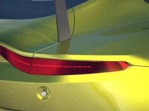 Aston Martin Vantage GTE Racecar 3D Model