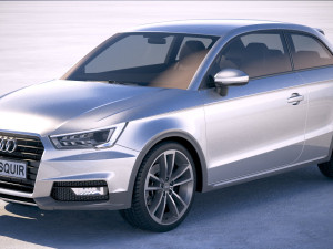 Audi A1 Active 2017 3D Модель