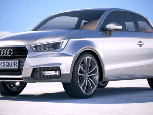 Audi A1 Active 2017 3D Model