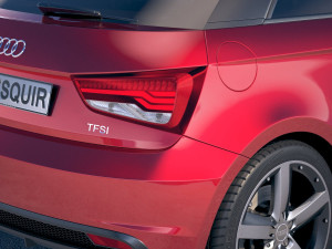 Audi A1 S-line 2017 3D मॉडल