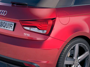Audi A1 S-line 2017 3D Model