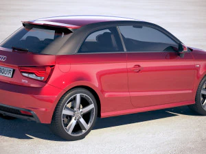 Audi A1 S-line 2017 3D Model