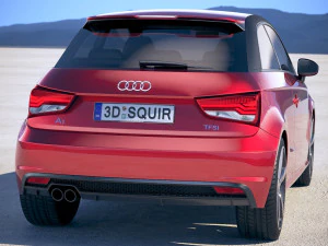 Audi A1 S-line 2017 3D Model