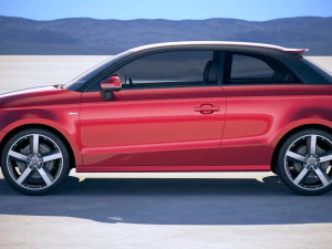 Audi A1 S-line 2017 3D Model