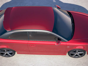 Audi A1 S-line 2017 3D Model