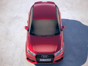 Audi A1 S-line 2017 3D Model