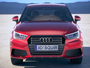 Audi A1 S-line 2017 3D Model