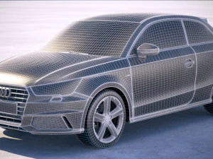 Audi A1 S-line 2017 3D Model
