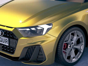 Audi A1 S-line 2019 3D Model
