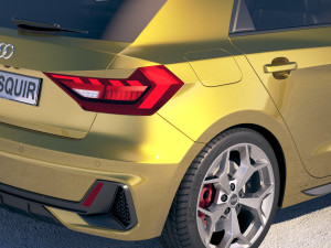 Audi A1 S-line 2019 3D 모델