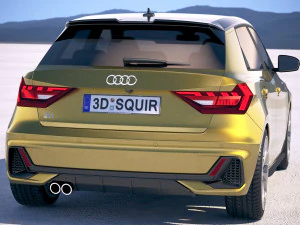 Audi A1 S-line 2019 3D Model