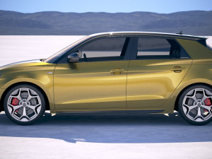Audi A1 S-line 2019 3D 모델