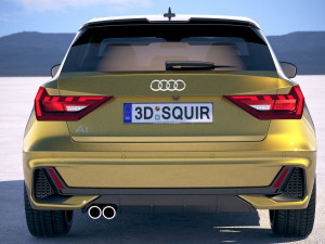 Audi A1 S-line 2019 3D 모델