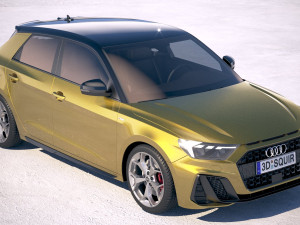 Audi A1 S-line 2019 3D 모델