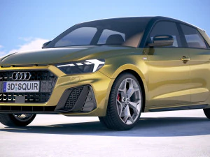 Audi A1 S-line 2019 3D Model