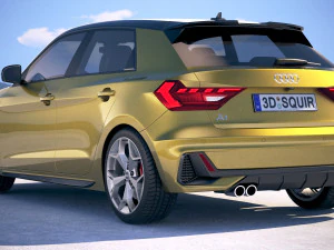 Audi A1 S-line 2019 3D Model