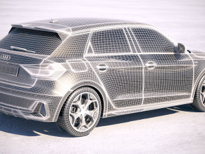 Audi A1 S-line 2019 3D 모델