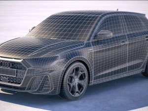 Audi A1 S-line 2019 3D Model