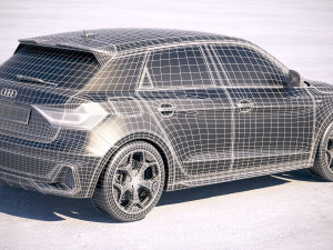 Audi A1 S-line 2019 3D 모델