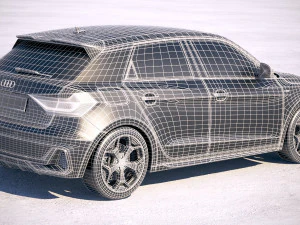 Audi A1 S-line 2019 3D Model