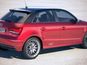 Audi A1 Sportback 2019 3D Model