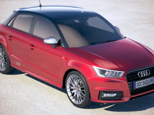 Audi A1 Sportback 2019 3D Model