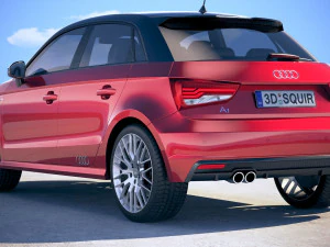 Audi A1 Sportback 2019 3D Model