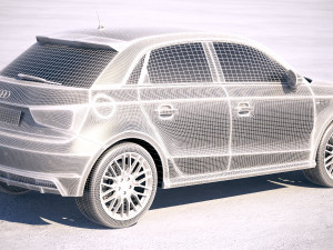 Audi A1 Sportback 2019 Modello 3D