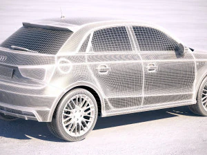 Audi A1 Sportback 2019 3D Model