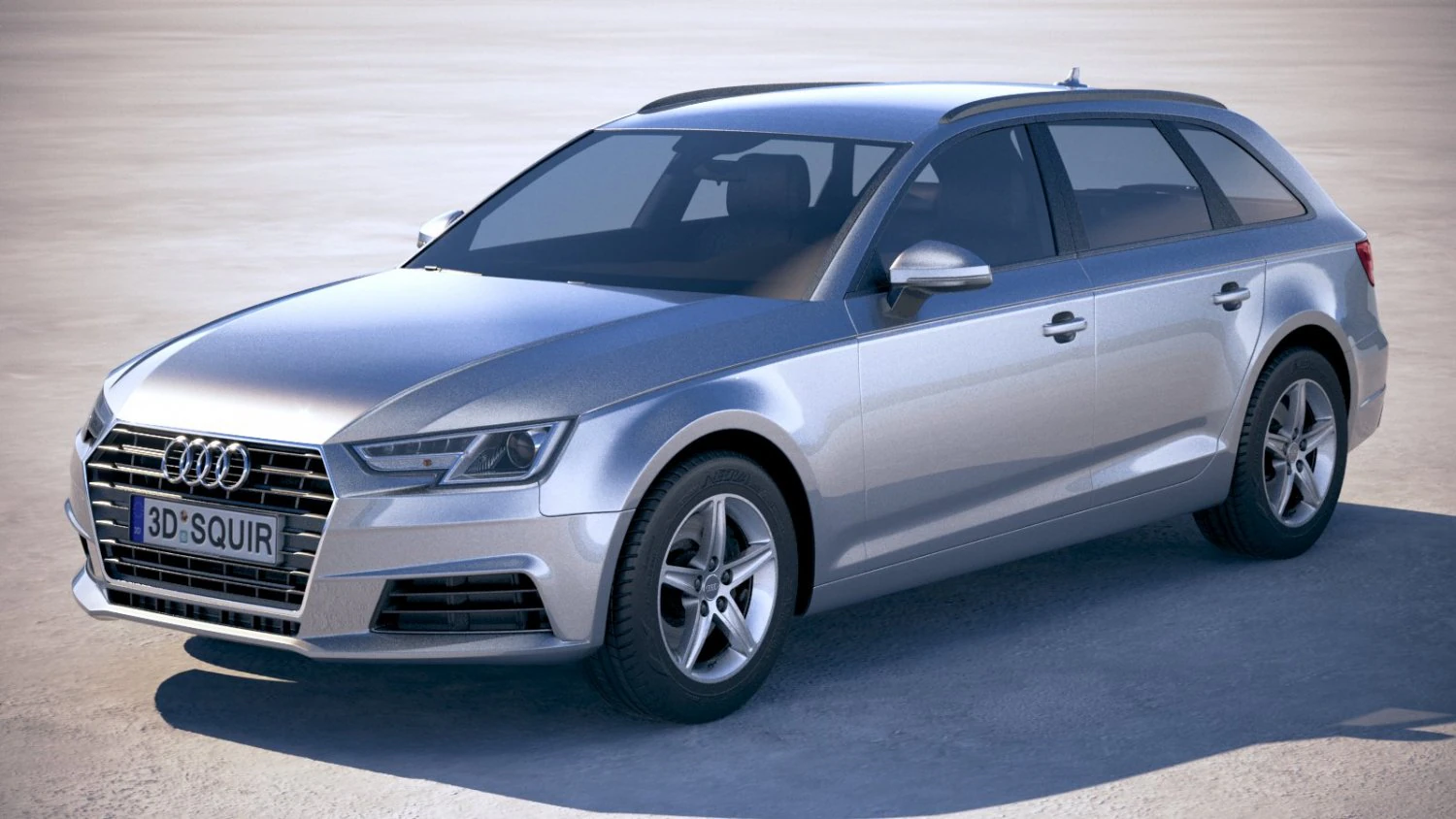 Audi A4 Avant 2019 3D Model .c4d .max .obj .3ds .fbx .stl .blend 