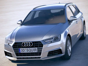 Audi A4 Avant 2019 3D Model