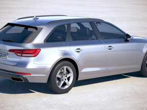 Audi A4 Avant 2019 Modello 3D