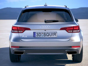 Audi A4 Avant 2019 3D Model