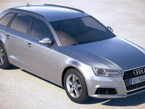 Audi A4 Avant 2019 3D Model