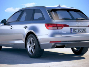 Audi A4 Avant 2019 3D Model