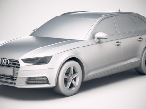 Audi A4 Avant 2019 Modello 3D