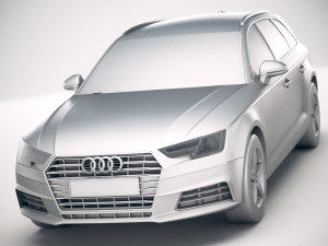 Audi A4 Avant 2019 Modello 3D