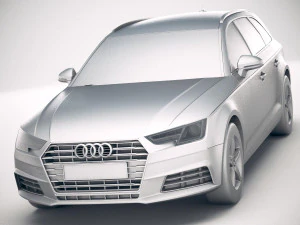 Audi A4 Avant 2019 3D Model