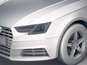 Audi A4 Avant 2019 3D Model