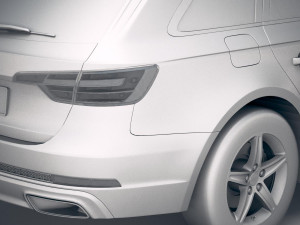 Audi A4 Avant 2019 Modello 3D