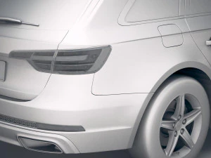 Audi A4 Avant 2019 3D Model